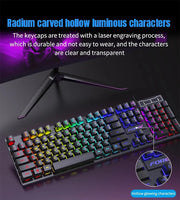 Wired Office Gaming Keyboard Mouse Set USB