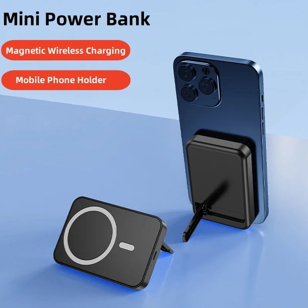 15W Magnetic Wireless Charger Power Bank 10000mAh