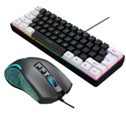 Keyboard and mouse 60% computer gaming combo