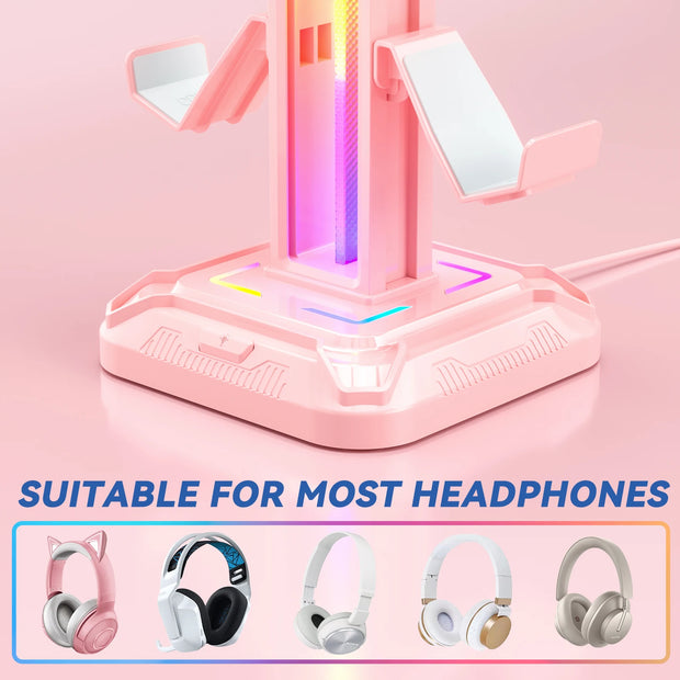 KDD Headset Stand with 9 Light Modes