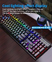 Wired Office Gaming Keyboard Mouse Set USB