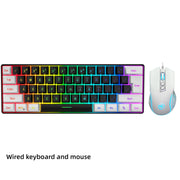 Keyboard and mouse 60% computer gaming combo