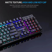 Wired Office Gaming Keyboard Mouse Set USB